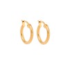 Σκουλαρίκια Γυναικεία Senza από επιχρυσωμένο ασήμι 925, κρίκος - SSR3696GD