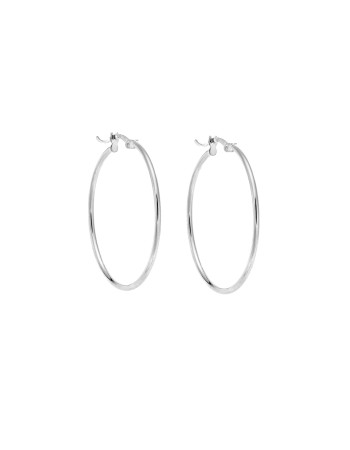 Σκουλαρίκια Γυναικεία Senza από ασήμι 925, κρίκος - SSR3978SR