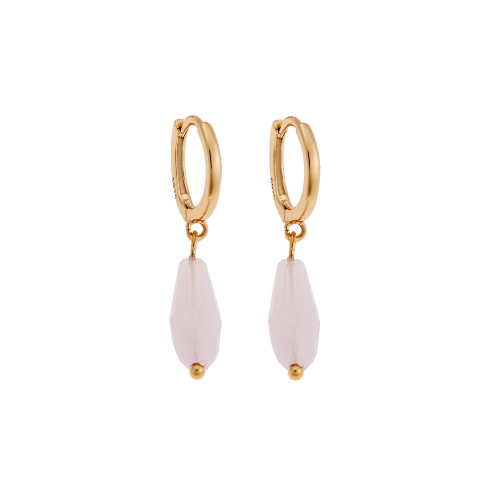 Σκουλαρίκια Κρίκοι Senza επιχρυσωμένο ασήμι 925 - SSR3990-1GD