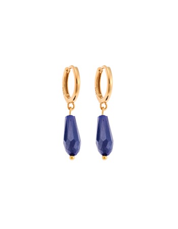 Σκουλαρίκια Κρίκοι Senza επιχρυσωμένο ασήμι 925 - SSR3990-3GD