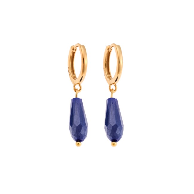 Σκουλαρίκια Κρίκοι Senza επιχρυσωμένο ασήμι 925 - SSR3990-3GD