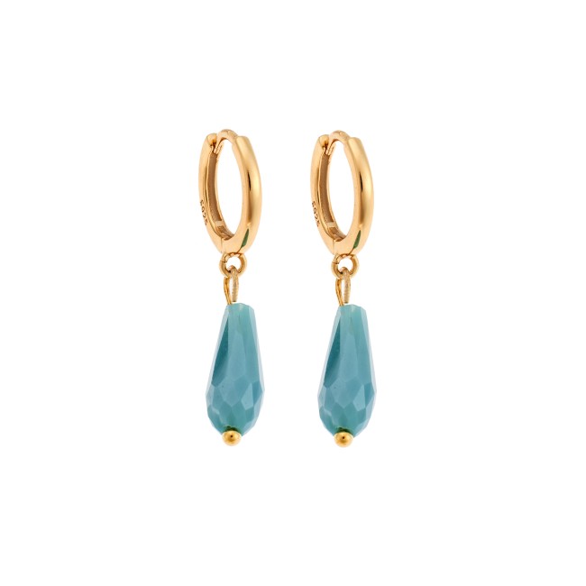 Σκουλαρίκια Κρίκοι Senza επιχρυσωμένο ασήμι 925 - SSR3990-6GD