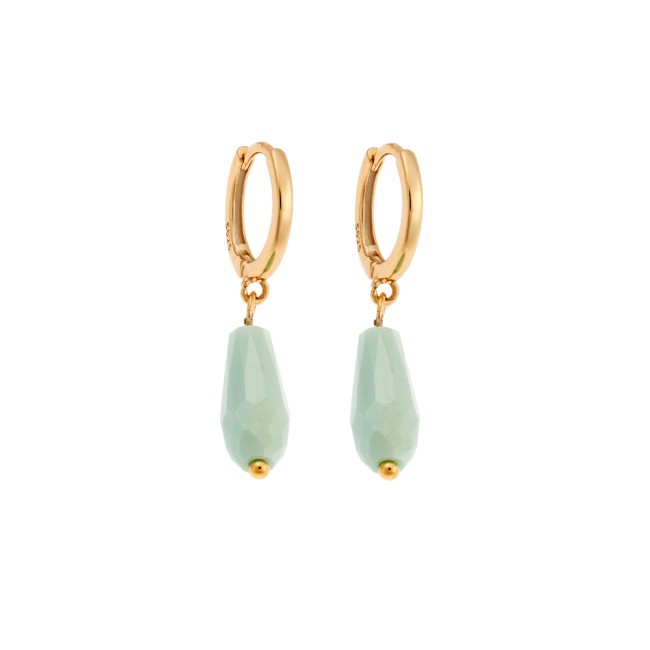 Σκουλαρίκια Κρίκοι Senza επιχρυσωμένο ασήμι 925 - SSR3990-7GD