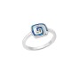 Δαχτυλίδι Senza από ασήμι 925, μαίανδρος με Opal - SSR4008