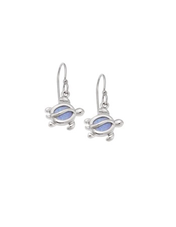 Σκουλαρίκια Senza από ασήμι 925, χελωνίτσα με Opal - SSR4052SOP