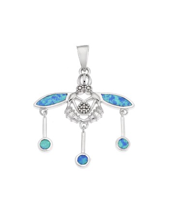 Μοτίφ Senza από ασήμι 925, μέλισσα με Opal - SSR4102SOP