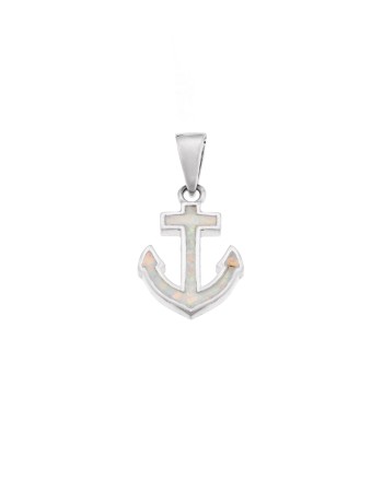 Μοτίφ Senza από ασήμι 925, άγκυρα με Opal - SSR4111SWH