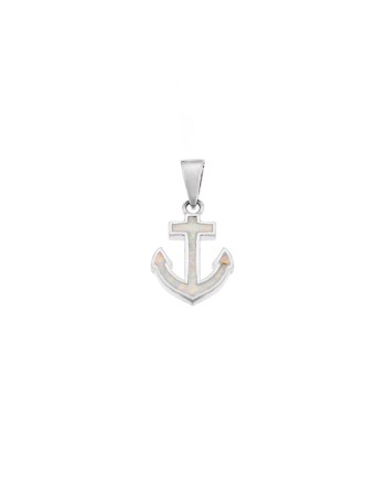 Μοτίφ Senza από ασήμι 925, άγκυρα με Opal - SSR4111SWH