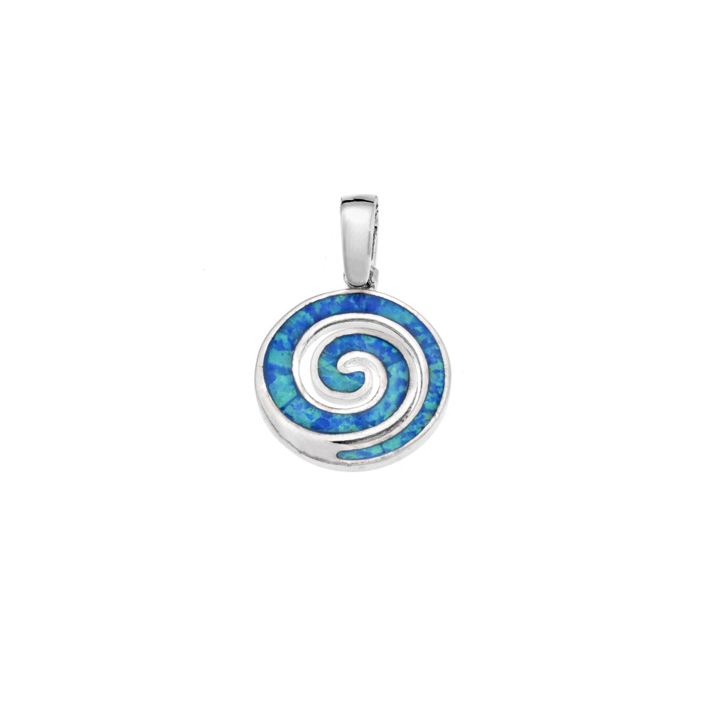 Μοτίφ Senza από ασήμι 925, Σπείρα με Opal - SSR4136SOP