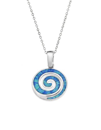 Μοτίφ Senza από ασήμι 925, Σπείρα με Opal - SSR4136SOP