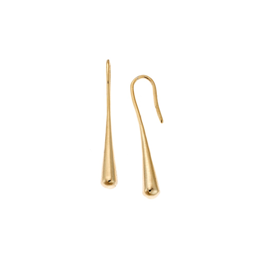 Σκουλαρίκια Senza από επιχρυσωμένο ασήμι 925, σταγονίτσα - SSR4255GD