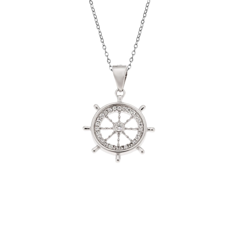 Μοτίφ Senza από ασήμι 925, Τιμόνι - SSR4280SR