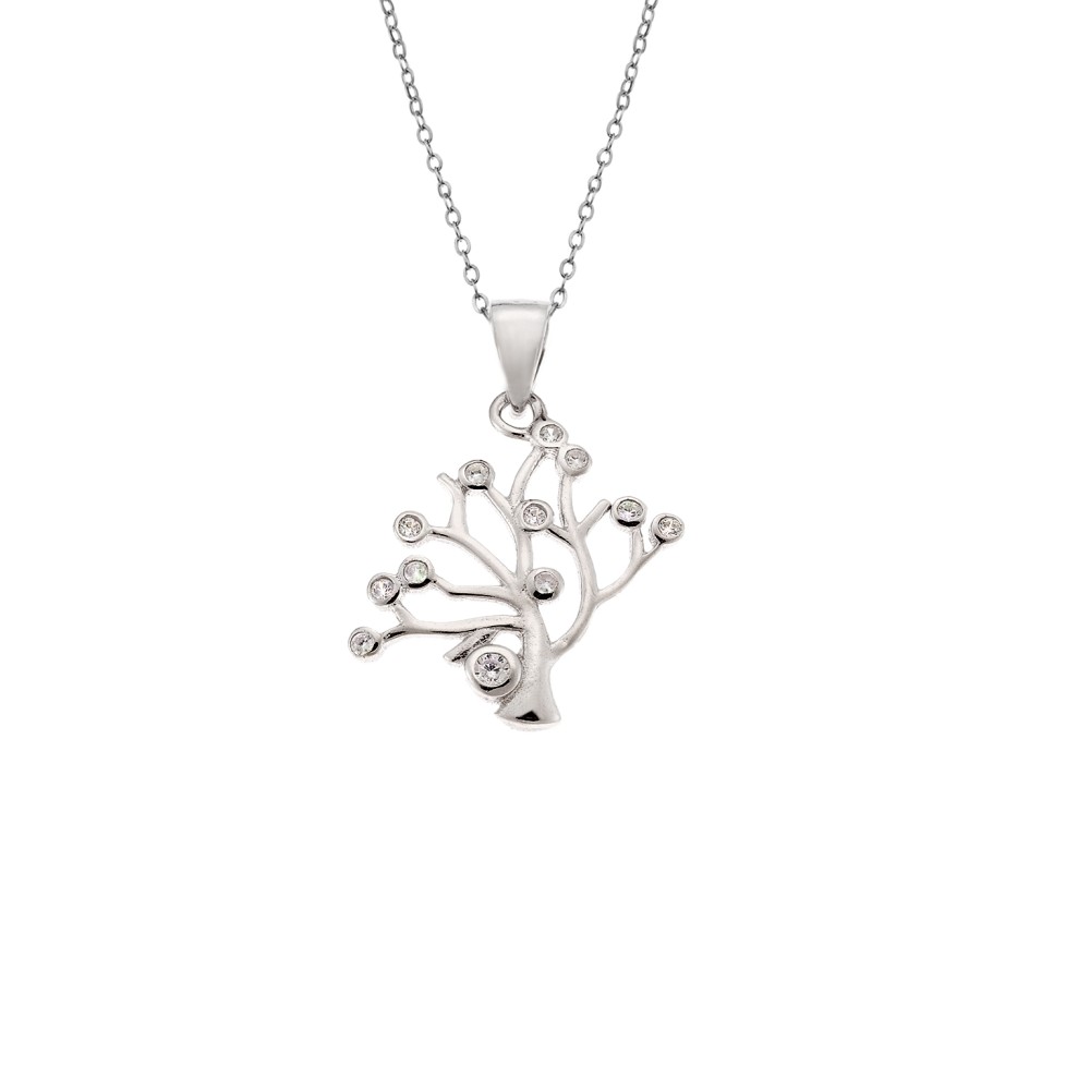 Μοτίφ Senza από ασήμι 925, Δέντρο - SSR4287SR