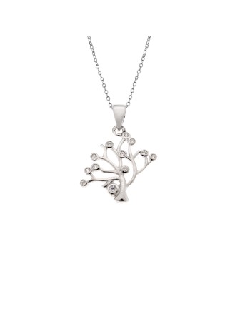 Μοτίφ Senza από ασήμι 925, Δέντρο - SSR4287SR