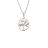 Κολιέ SENZA Δέντρο της Ζωής Rhodium Plated Ασήμι 925 - SSR4499SR
