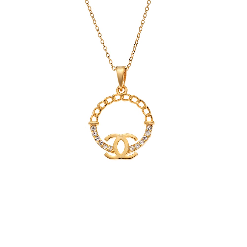 Κολιέ SENZA Gold Plated Ασήμι 925 - SSR4501GD