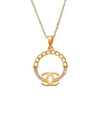 Κολιέ SENZA Gold Plated Ασήμι 925 - SSR4501GD