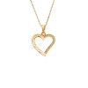 Κολιέ SENZA Καρδούλα Gold Plated Ασήμι 925 - SSR4505GD