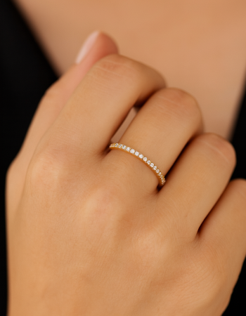 Δαχτυλίδι Senza επιχρυσωμένο ασήμι 925, βεράκι με ζιργκον - SSR4516GD