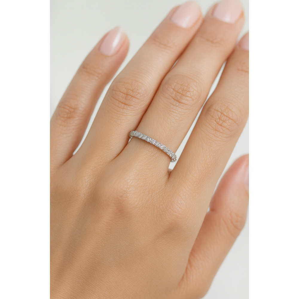 Δαχτυλίδι Senza ασήμι 925, βεράκι με ζιργκον - SSR4516SR