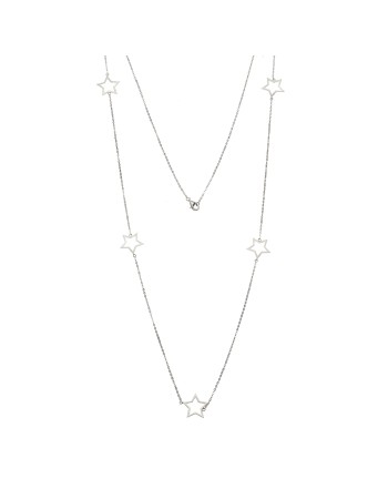 Κολιέ Μακρύ SENZA Ασήμι 925 Αστέρι - SSR4517SR