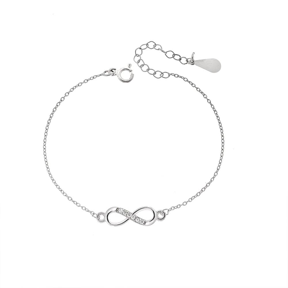 Βραχιόλι Γυναικείο Senza από ασήμι 925, άπειρο - SSR4606SR