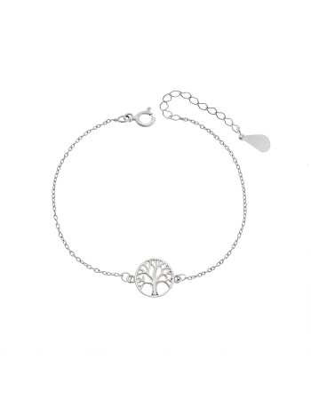 Βραχιόλι Γυναικείο Senza από ασήμι 925, δέντρο ζωής - SSR4607SR