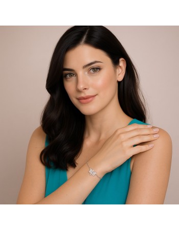 Βραχιόλι Γυναικείο Senza από ασήμι 925, λιβελούλα - SSR4620SR