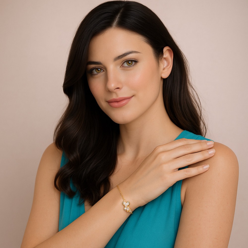 Βραχιόλι Γυναικείο Senza από επιχρυσωμένο ασήμι 925, σκυλάκι - SSR4625GD