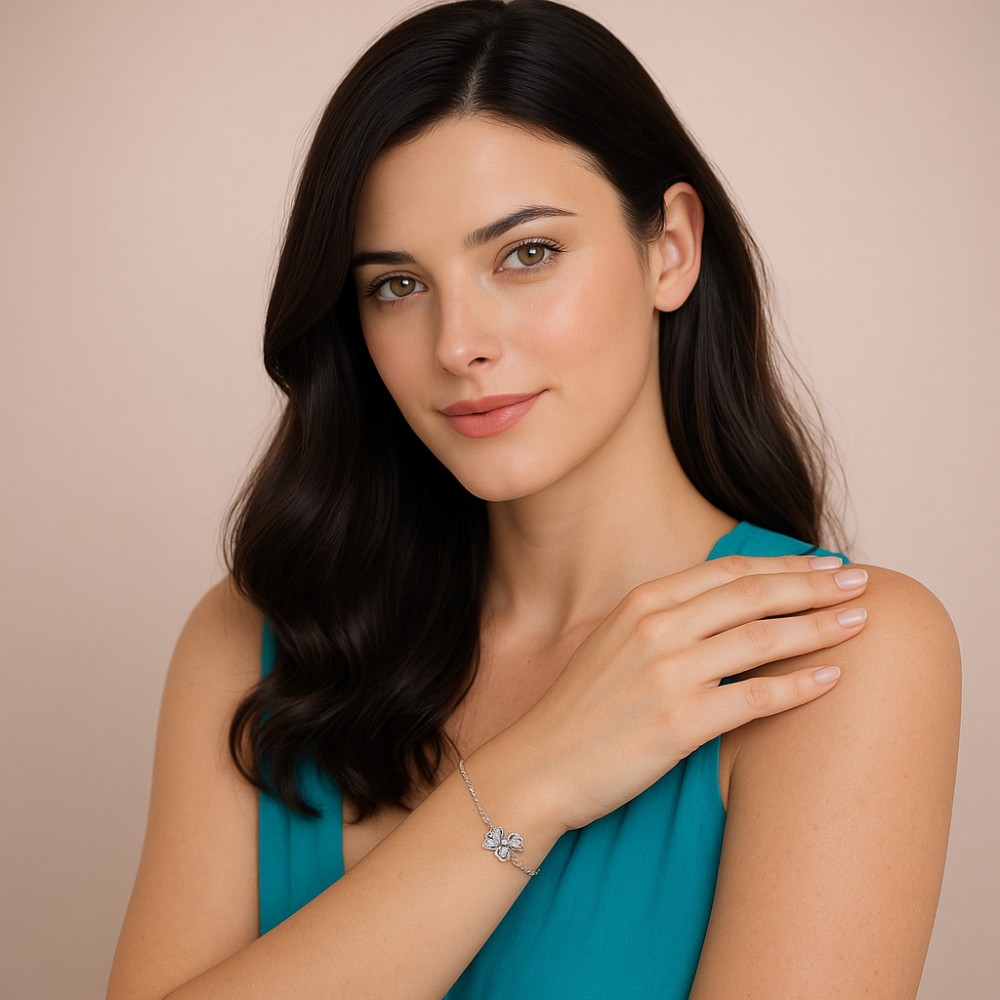 Βραχιόλι Γυναικείο Senza από ασήμι 925, σκυλάκι - SSR4625SR