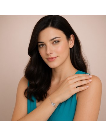 Βραχιόλι Γυναικείο Senza από ασήμι 925, σκυλάκι - SSR4625SR