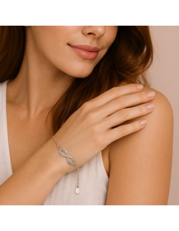 Βραχιόλι Γυναικείο Senza από ασήμι 925, άπειρο - SSR4632SR