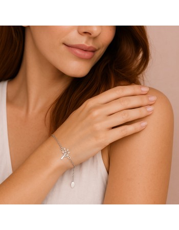 Βραχιόλι Γυναικείο Senza από ασήμι 925, δέντρο ζωής - SSR4651SR