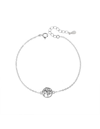 Βραχιόλι Γυναικείο Senza από ασήμι 925, δέντρο ζωής - SSR4658SR