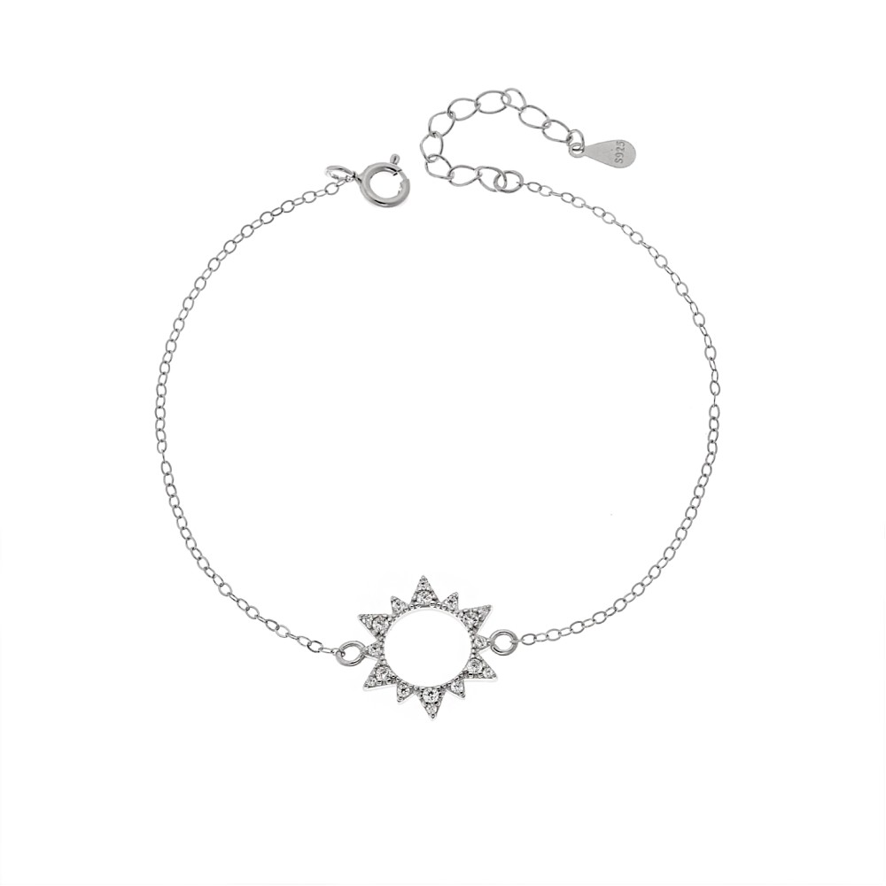 Βραχιόλι Γυναικείο Senza από ασήμι 925, ήλιος - SSR4660SR