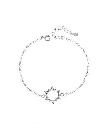 Βραχιόλι Γυναικείο Senza από ασήμι 925, ήλιος - SSR4660SR