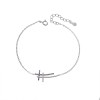Βραχιόλι Γυναικείο Senza από ασήμι 925, διπλός σταυρός - SSR4679SPE
