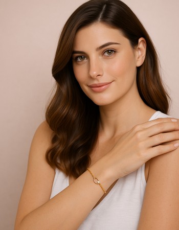 Βραχιόλι Γυναικείο Senza από επιχρυσωμένο ασήμι 925 - SSR4680GD