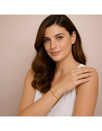 Βραχιόλι Γυναικείο Senza από επιχρυσωμένο ασήμι 925 - SSR4680GD
