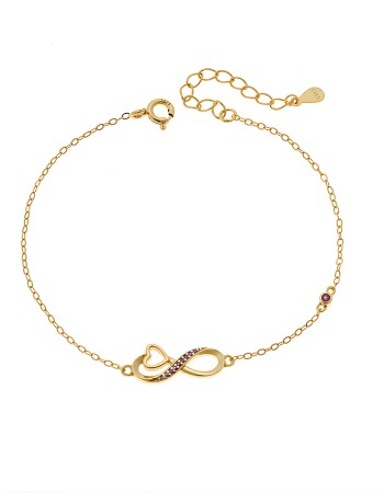 Βραχιόλι Γυναικείο Senza από επχρυσωμένο ασήμι 925, οβάλ περίγραμμα με πεταλούδα - SSR4683GF