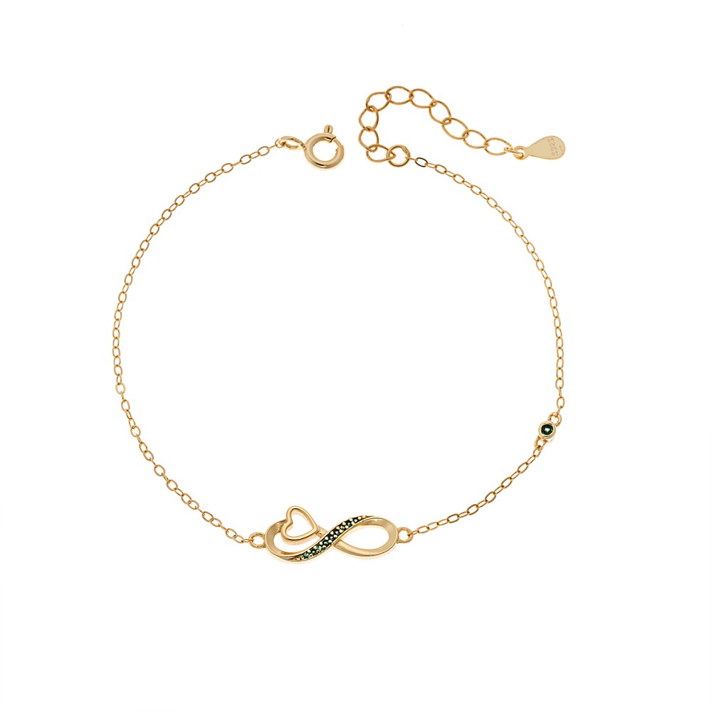 Βραχιόλι Γυναικείο Senza από επχρυσωμένο ασήμι 925, οβάλ περίγραμμα με πεταλούδα - SSR4683GGN