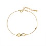 Βραχιόλι Γυναικείο Senza από επχρυσωμένο ασήμι 925, οβάλ περίγραμμα με πεταλούδα - SSR4683GLB