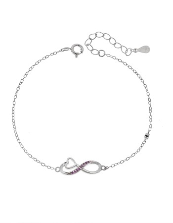 Βραχιόλι Γυναικείο Senza από ασήμι 925, οβάλ περίγραμμα με πεταλούδα - SSR4683SF