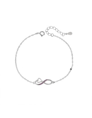 Βραχιόλι Γυναικείο Senza από ασήμι 925, οβάλ περίγραμμα με πεταλούδα - SSR4683SF