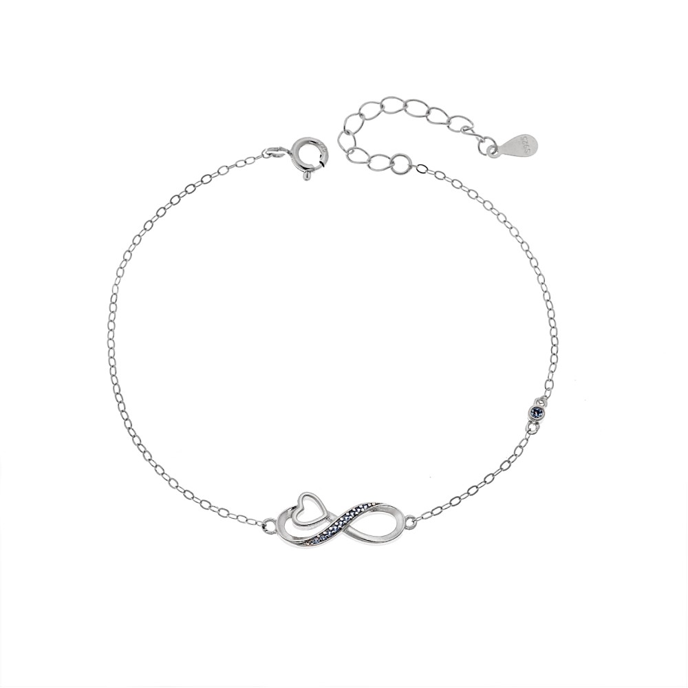 Βραχιόλι Γυναικείο Senza από ασήμι 925, οβάλ περίγραμμα με πεταλούδα - SSR4683SLB