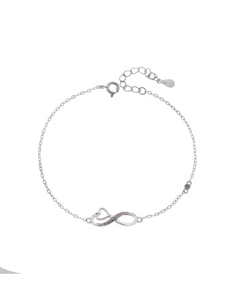 Βραχιόλι Γυναικείο Senza από ασήμι 925, οβάλ περίγραμμα με πεταλούδα - SSR4683SPE