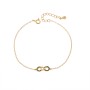 Βραχιόλι Γυναικείο Senza από επχρυσωμένο ασήμι 925, οβάλ περίγραμμα με πεταλούδα - SSR4684GGN