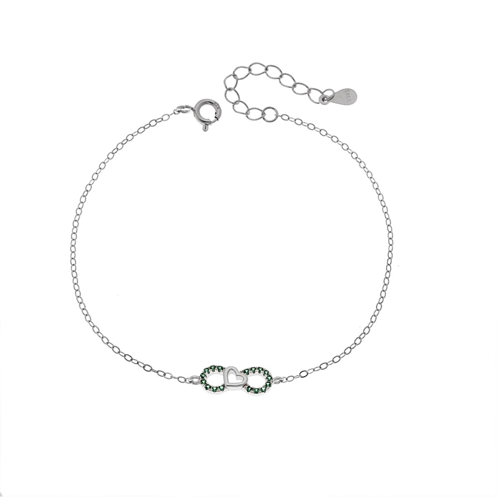 Βραχιόλι Γυναικείο Senza από ασήμι 925, οβάλ περίγραμμα με πεταλούδα - SSR4684SGN