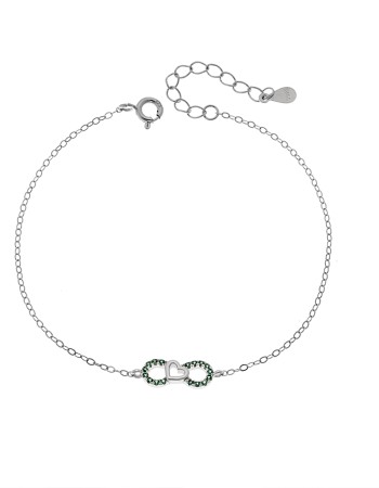 Βραχιόλι Γυναικείο Senza από ασήμι 925, οβάλ περίγραμμα με πεταλούδα - SSR4684SGN