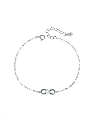 Βραχιόλι Γυναικείο Senza από ασήμι 925, οβάλ περίγραμμα με πεταλούδα - SSR4684SGN